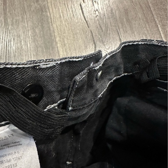 Brandy Melville Jeans Womens Small Black Jeans Carpenter J Galt Cotton Straight - Picture 10 of 11